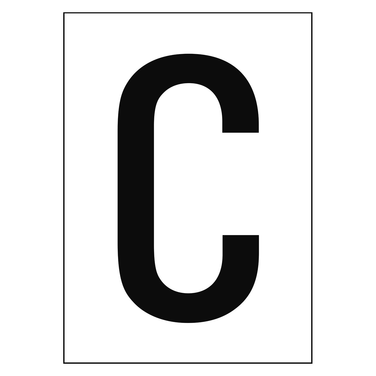 Brady A4-Etiketten mit Zahlen und Buchstaben (NL7541A4WH-C)