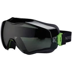 Univet, Schutzbrille + Gesichtsschutz, Vollsichtbrille 6X3