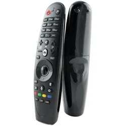 Azurano Fernbedienung Magic Remote AN-MR600, AKB74495301, AKB74495302 für 2015 LG Smart TV mit Sprachsteuer (Gerätespezifische Fernbedienung, Infrarot), Fernbedienung, Schwarz