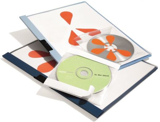 Durable Cd-Lomme   Selvklæ.   10 Stk.