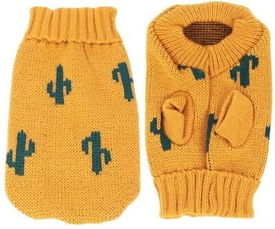 Uplift Essentials Fashion Winter Argyle Cat Sweater Vest cactus 2xl