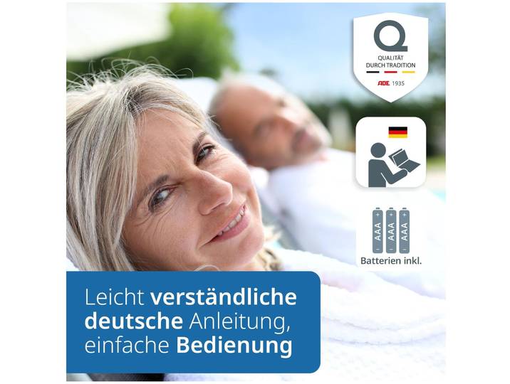 Personenwaage ADE - Farbe: schwarz - Material: ABS - Personenwaage