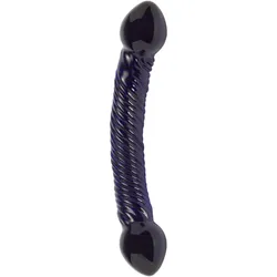 Glassvibrations, Dildo, Glasdildo Blue Double