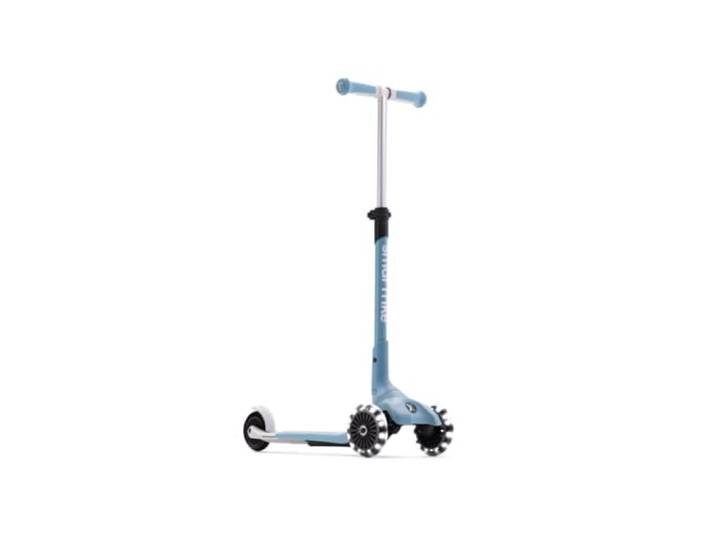 smarTrike Xtend Kids Mini+ Scooter Ride On Toy, Ages 2-9, Foldable Scooter for Kids with LED Wheels, Ocean Blue