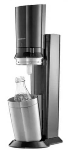 Sodastream Wassersprudler CRYSTAL 3.0 titan, 1L Schwarz