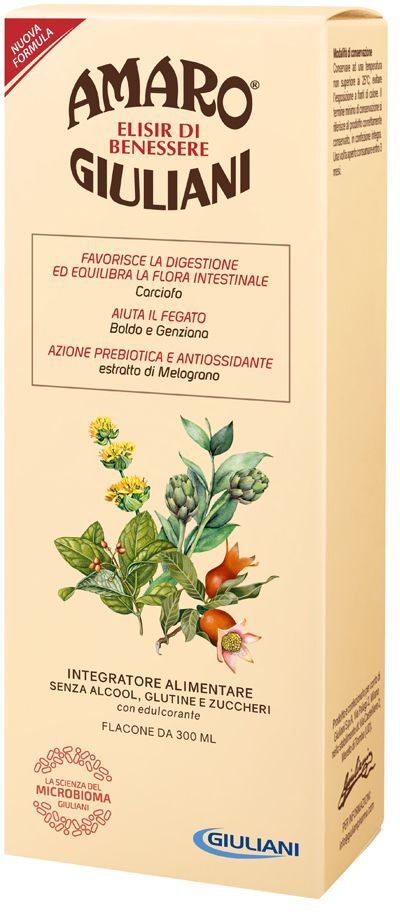 Amaro Medicinale Amaro Giuliani Elisir Benessere