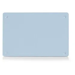 7x Zeller Glas-Schneidbrett, Maße: 30 x 20 cm, mit rutschfesten Gummifüßen und Anti-Haft-Oberfläche.