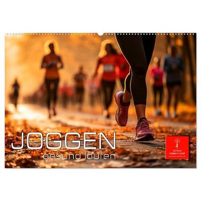 Joggen, gesund laufen (Wandkalender 2027 DIN A2 quer), CALVENDO Monatskalender