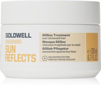 Goldwell Dualsenses Sun Reflects 60Sec Treatment cuidado intensivo regenerador para cabelo danificado pelo sol 200 ml. Dualsenses Sun Reflects 60Sec Treatment