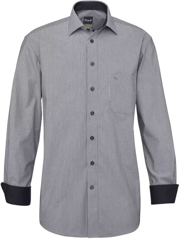 Kauf - Hemd, Modern Fit, langarm, für Herren, Schwarz, Größe 44