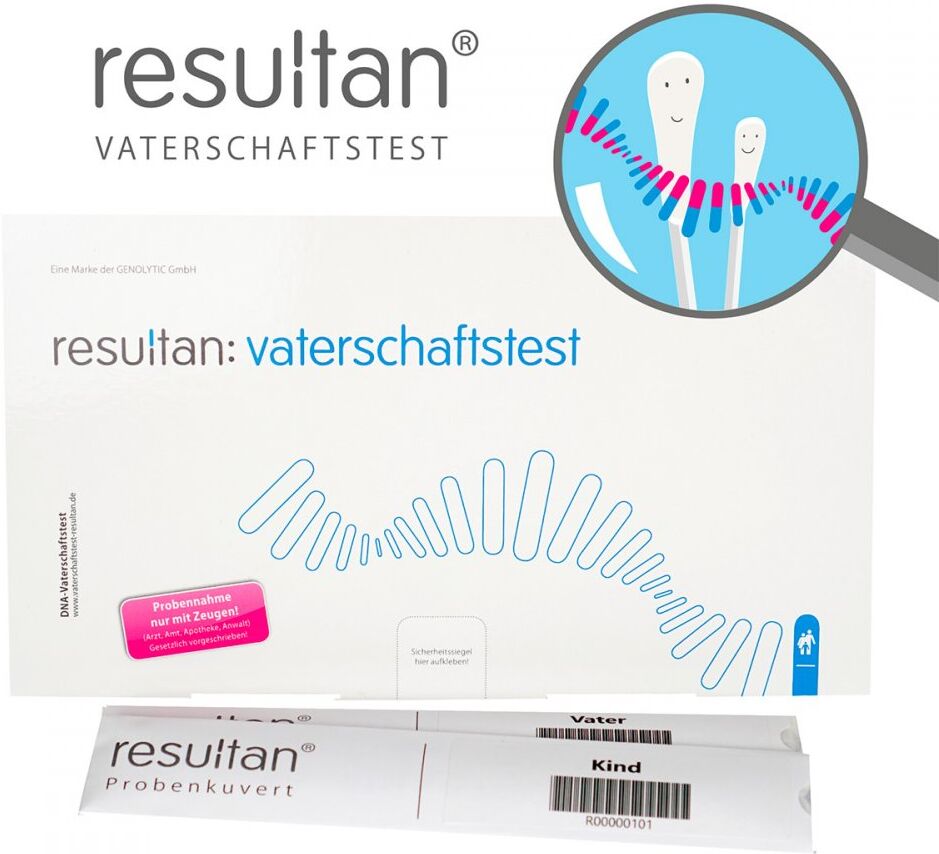resultan Vaterschaftstest Basic