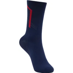 La Sportiva, Unisex, Sportsocken, Flow Trail Socken - leichte Socken für Berg- und Trailrunning, Blau, Rot
