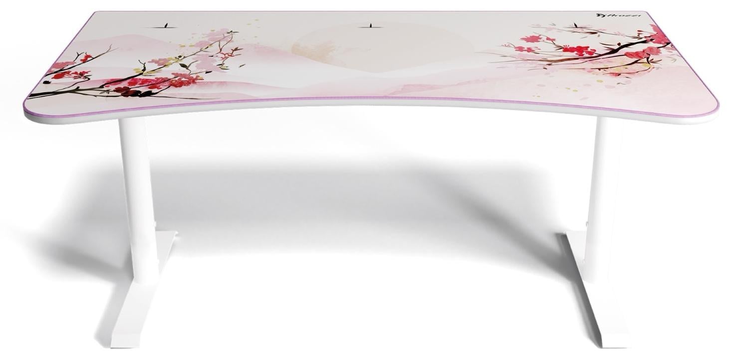 Arozzi Arena Ultrawide gebogen gaming bureau Sakura B/D/H: 160 x 82 x 71-81 cm