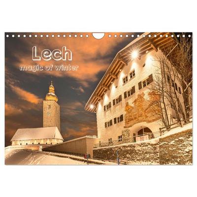Lech magic of winter (Wandkalender 2026 DIN A4 quer), CALVENDO Monatskalender
