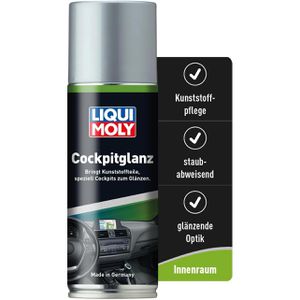Liqui-Moly Cockpitspray 1510, Cockpitglanz, antistatisch, pflegt und schützt, 200 ml