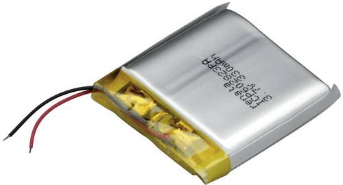 Renata ICP602823PA Spezial-Akku Prismatisch Kabel LiPo 3.7V 350 mAh 1St.