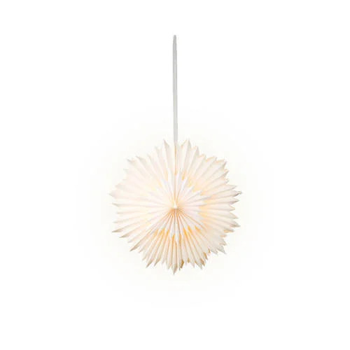 Lumineo LED ster papier decoratie voor binnen - warm wit