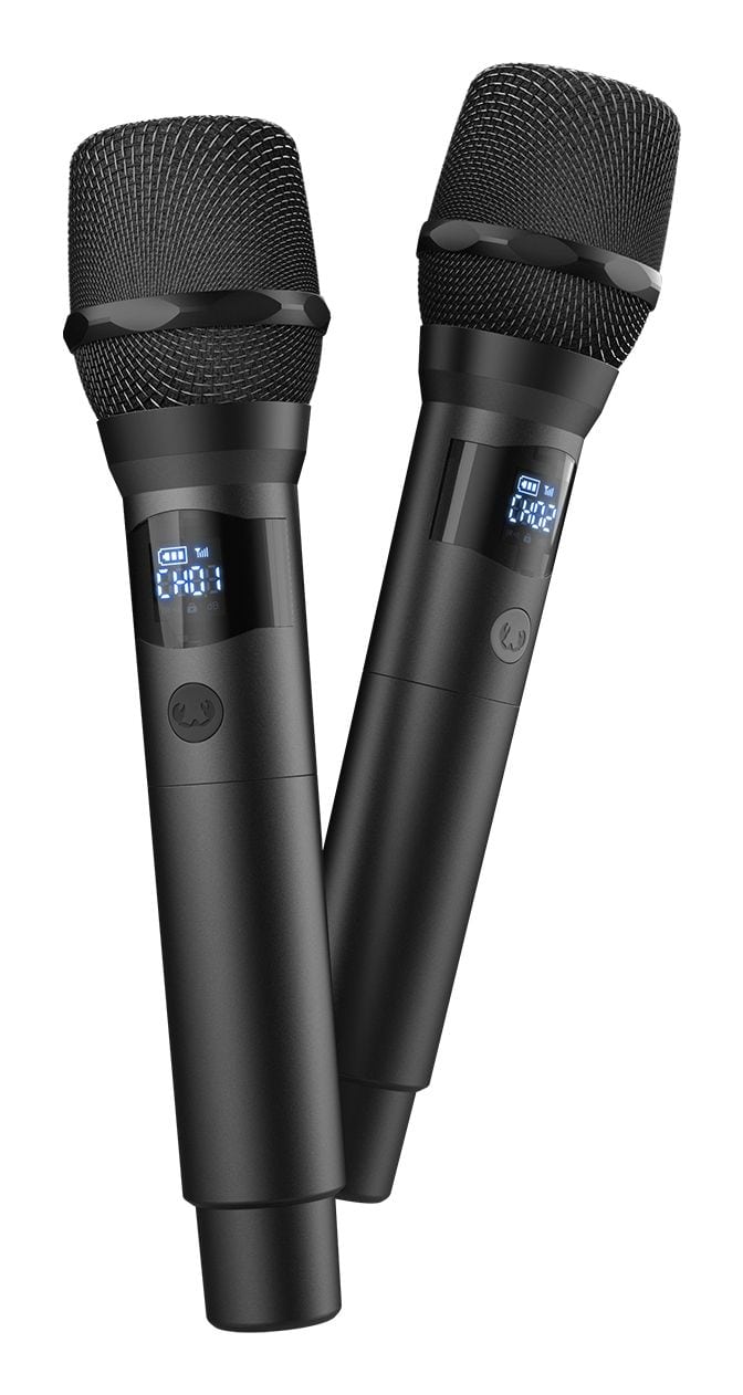 Fresh n Rebel Wireless Microphone Set kabellos Microphone set 6.35 mm (1/4") (Schwarz) 1PSM200SG