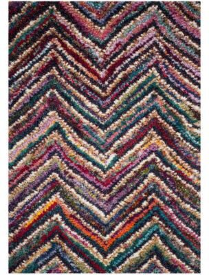 SAFAVIEH Fiesta Shag Chanda Abstract Rug