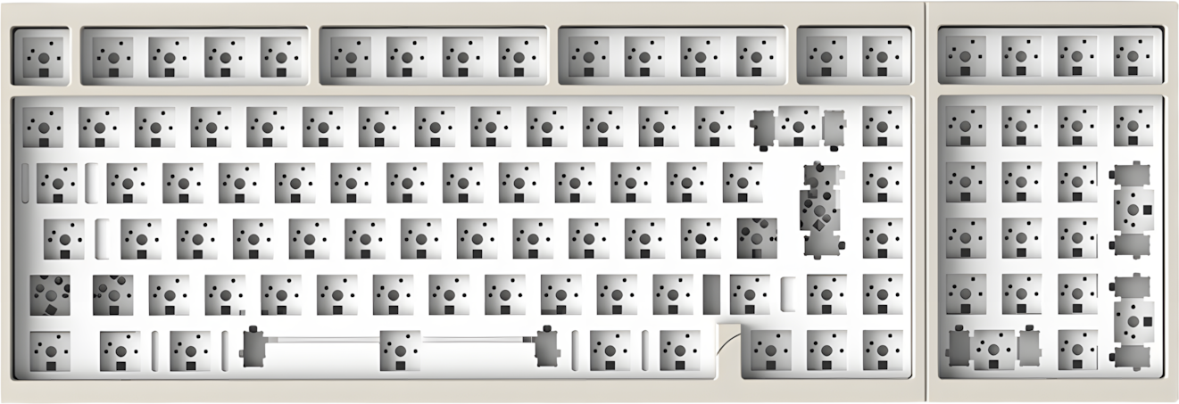 Luminkey Luminkey98 V2 Barebone - Vit