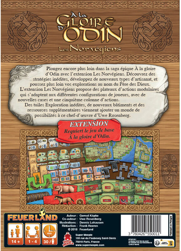 Super Meeple Extension Les Norvégiens - À la Gloire d'Odin