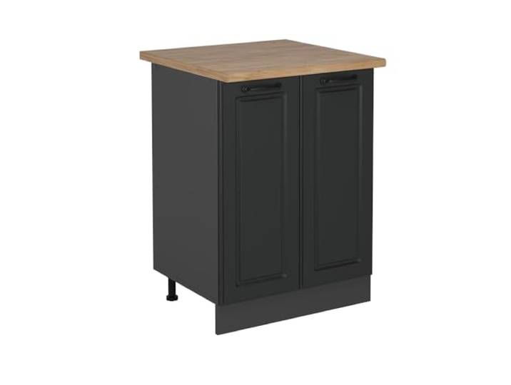 Vicco Küchenunterschrank R-Line, Anthrazit Landhaus, 60 cm