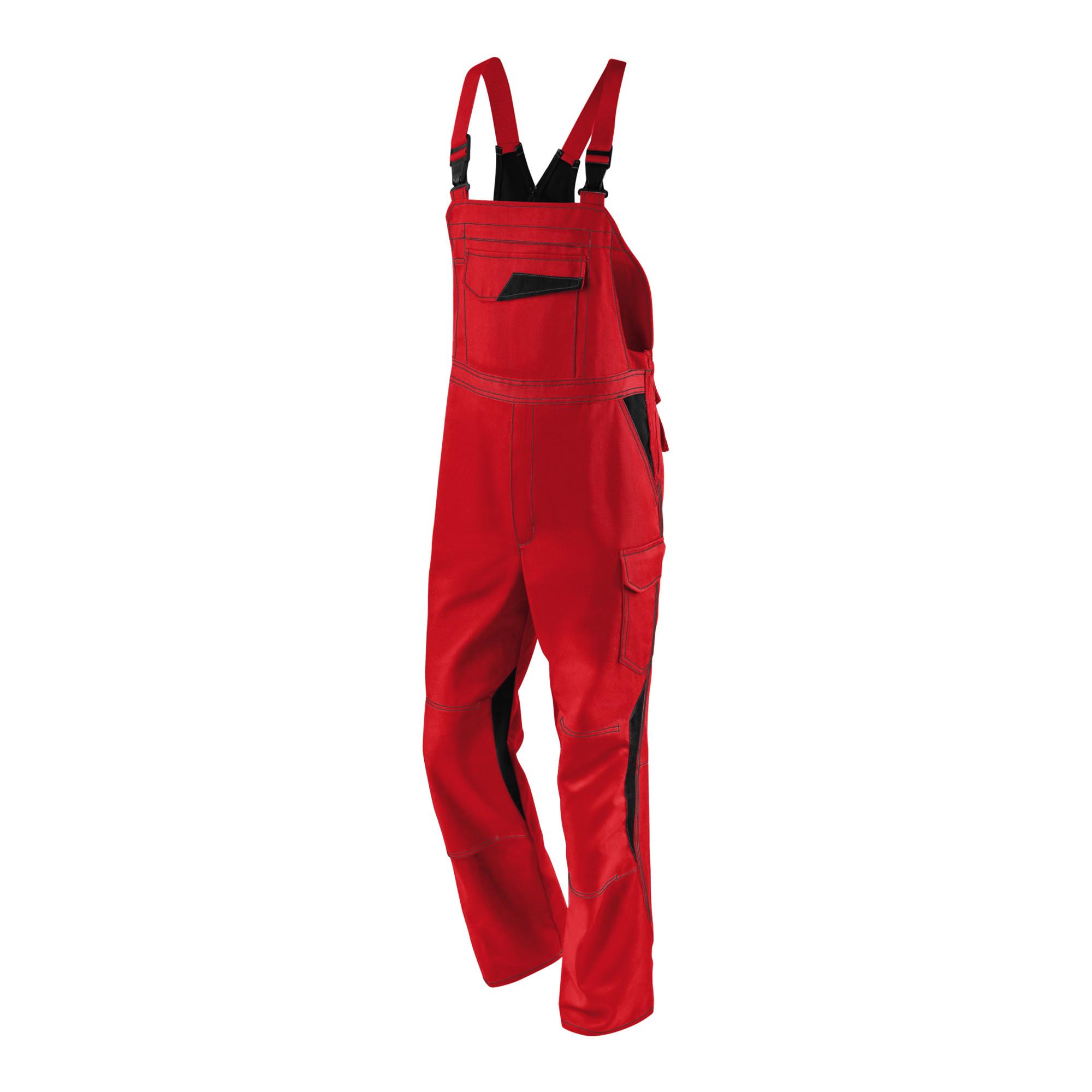 Kübler IMAGE DRESS Latzhose mittelrot/schwarz 31 ; Kübler Workwear (3347 3411-5599-31)