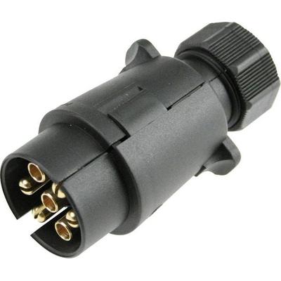 AS Schwabe 60462 Anhänger Stecker [offene Kabelenden - Stecker 7polig] Kunststoff