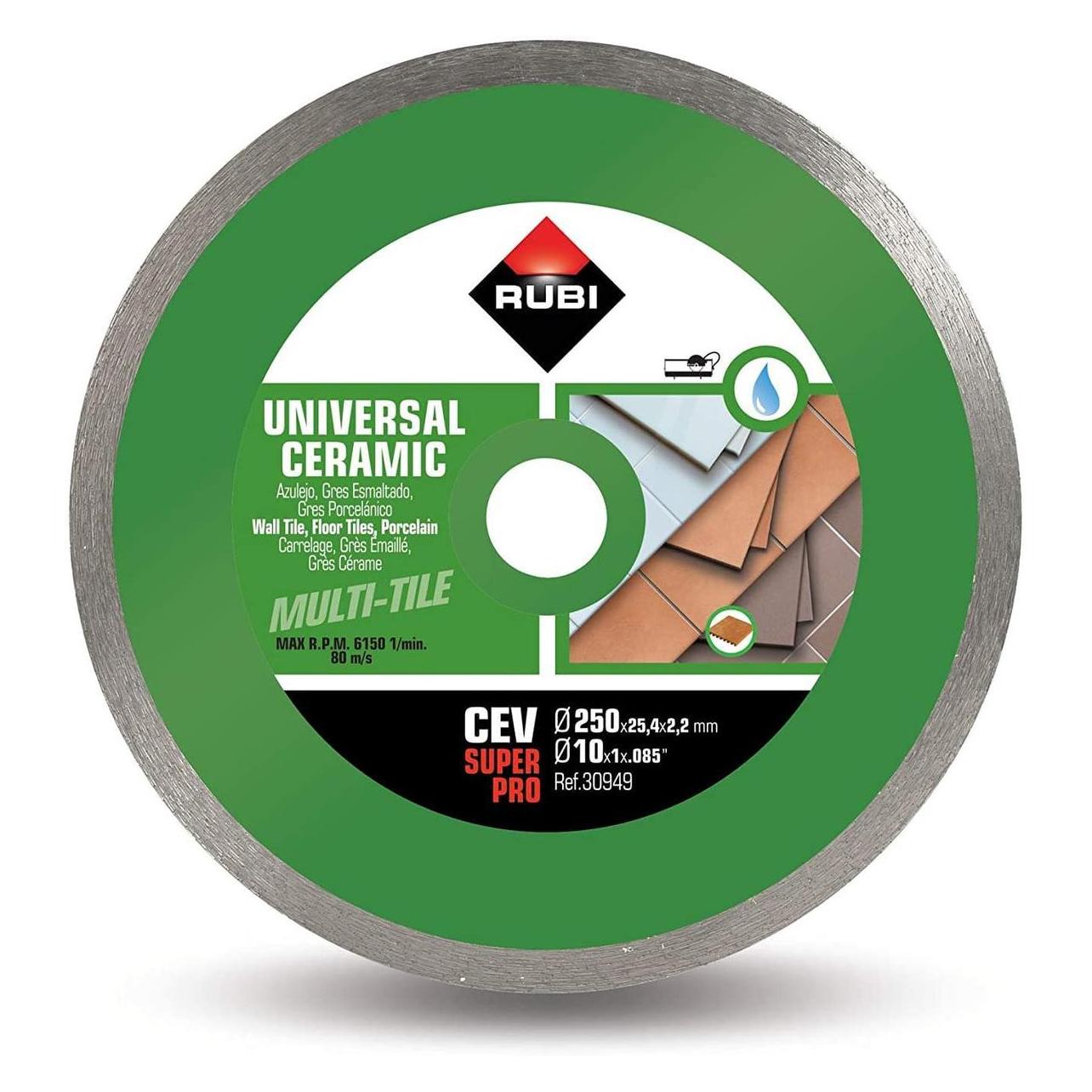 Dierre Dianmantscheibe CEV 250 SuperPro Ø 250mm für Keramik nass (30949)