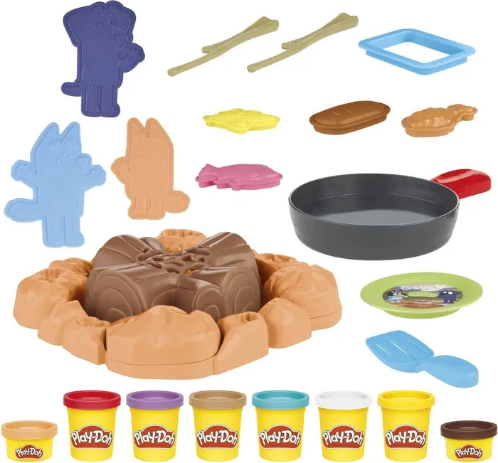 Zeltspaß mit Bluey Spielset, Kneten