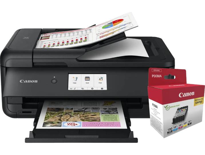 Canon PIXMA TS9550a + 1 set extra cartridges