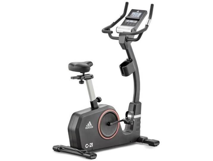 Ergometer ADIDAS PERFORMANCE C-21BT , schwarz, HeimtrainerB:57cm H:147cm L:107cm, Ergometer, 150 kg max. Benutzergewicht, Fahrrad, 24 Widerstandsstufen, B:57cm H:147cm L:107cm, Topseller