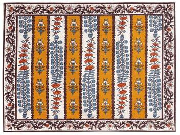 Couleur Nature Provence Avignon Mats - Set of 6 - Dijon/Blue