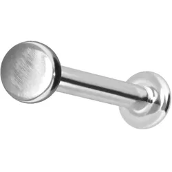 14 Karat Gold Labret mit Innengewinde DISC