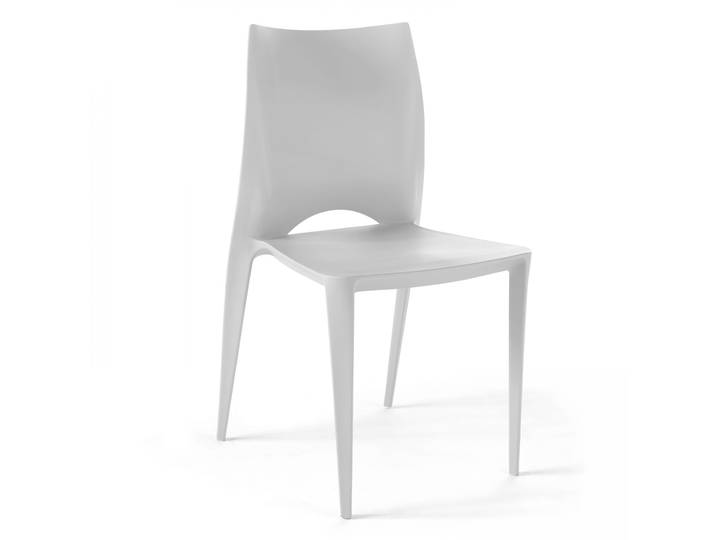 Oviala - Chaise en plastique style moderne