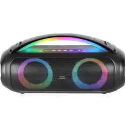 Mars Gaming Enceintes Nomade Bluetooth Ms-Pulse RGB (Noir) (8 h), Bluetooth Lautsprecher, Schwarz
