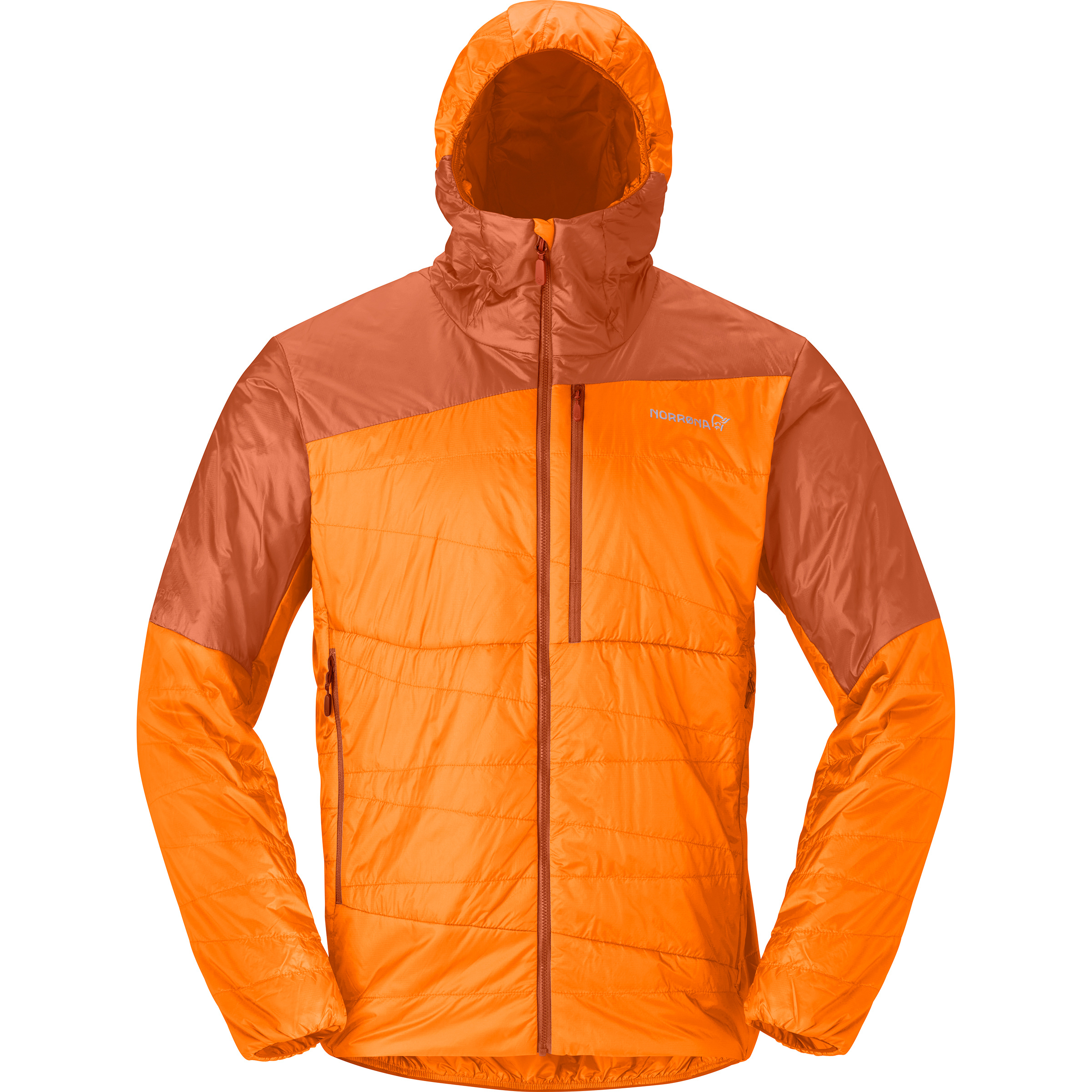Norrona Falketind Thermo40 Herren Kunstfaserjacke orange Größe XL Trekking Klein verpackbar Wasserabweisend