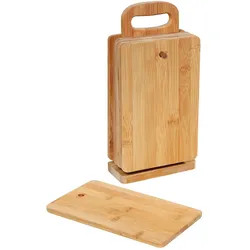 Zassenhaus Frühstücksbrettchen mit Ständer, Schneidebrett, Braun