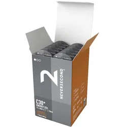 NEVERSECOND Energiegel C30+ Espresso 60 ml | 12 Beutel Box