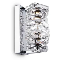 Wandleuchte Coil Chromfarben max. 6 Watt Wandlampe