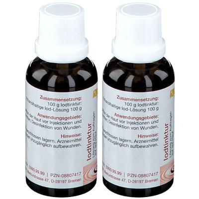 Jodtinktur 2x 2x30 ml Lösung