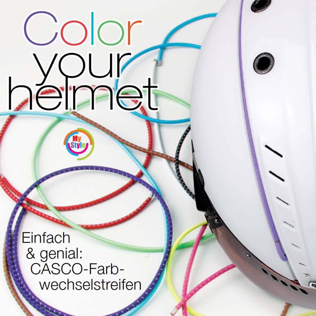 Casco MyStyle Color Straps Junior - Signal-Gelb