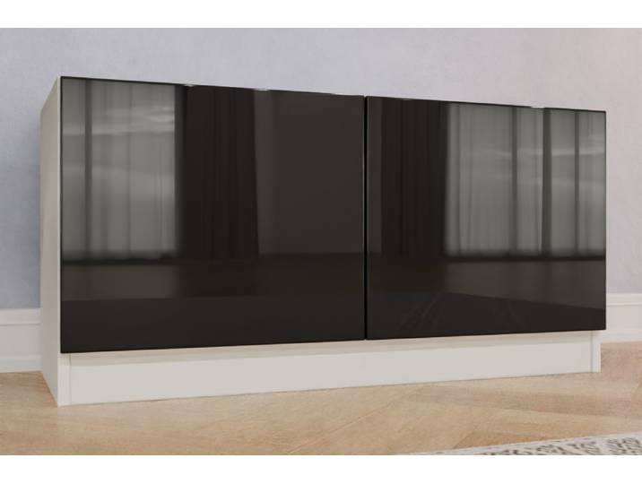 TV-Möbel nach Maß - RAL 9005 Tiefschwarz - 50x100x42cm - Individuell konfigurieren