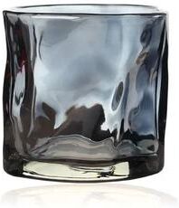 Uplifted Finds Artisanal Glacier Glass Mug 190ml Irregular Whiskey & Coffee Cup gray