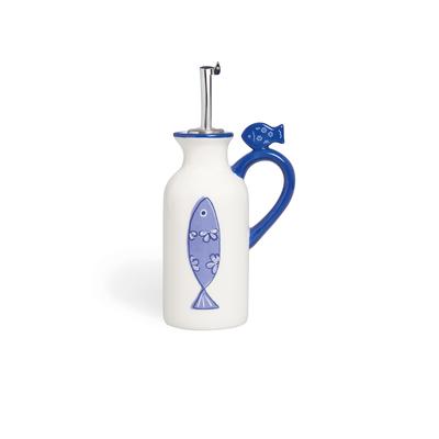 Excelsa Ölflasche Ocean Keramik 150 cl Blau