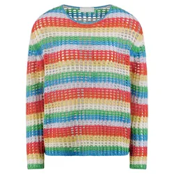 Rundhals-Pullover include rot, 40