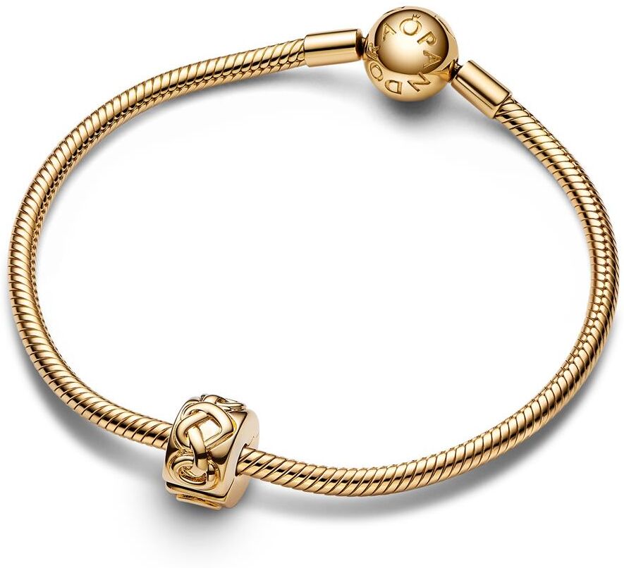 Pandora Clip-Charm Liebesknoten, Moments, IP Gold gold