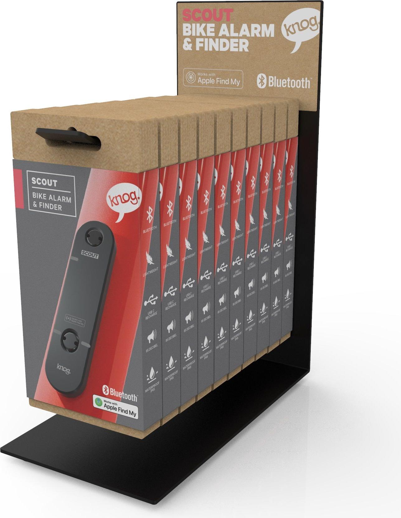 Knog Scout Bike Alarm und Finder SLATWALL-THEKENDISPLAY, (VE/10)