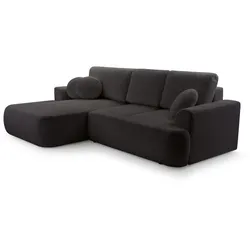 ECKSCHLAFSOFA Vento schwarz links