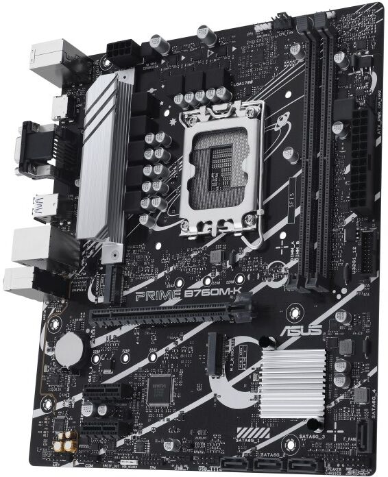 Asus PRIME B760M-K Intel B760 LGA 1700 DDR5 micro ATX Motherboard
